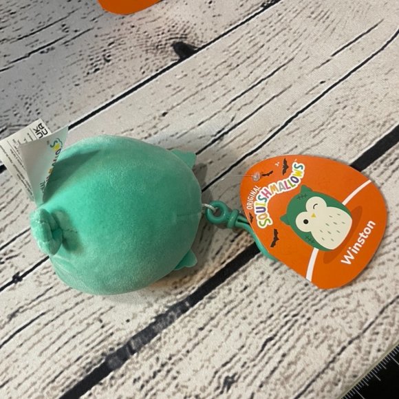 NWT Halloween Squishmallows- Winston, Gaines, Ernest 3 inches bat, owl, monster - Picture 6 of 8